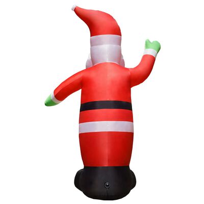 vidaXL Nadmuchiwany Mikołaj z LED, dekoracja świąteczna, IP44, 3 m
