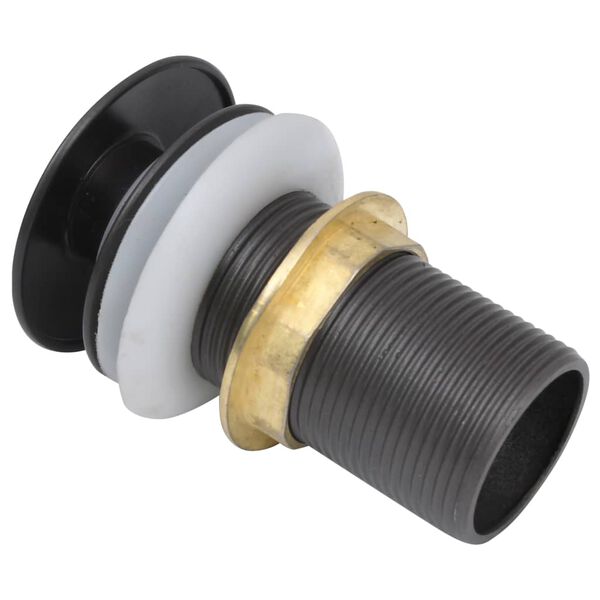 vidaXL Korek klik-klak bez przelewu, szary, 6,4x6,4x9,1 cm