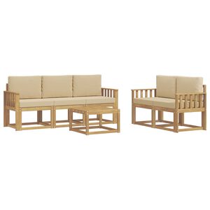 vidaXL Zestaw sof na zewnątrz 6 pcs