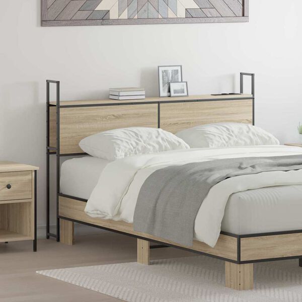 vidaXL Szafka z Ładowaniem dąb sonoma 120 cm Materiał drewnopochodny