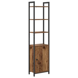 vidaXL Szafka na książki 6 poziom&oacute;w 40 x 24 x 161 cm Stare drewno