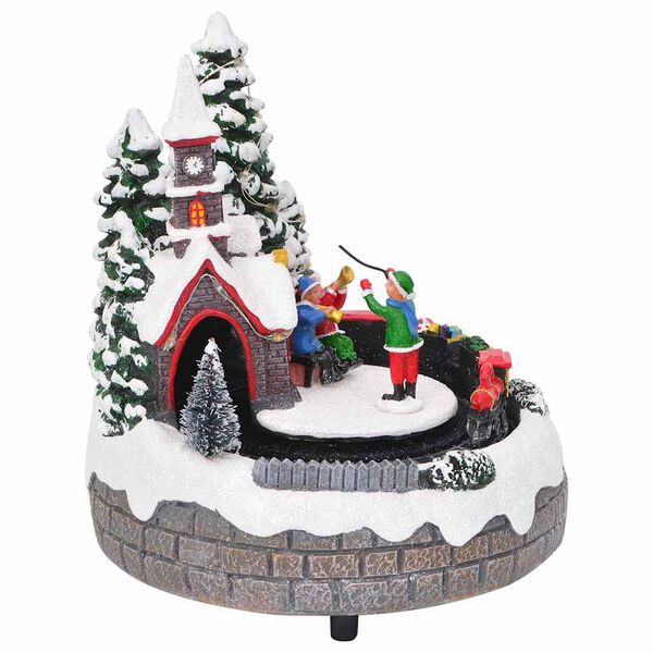 vidaXL Świąteczna Dekoracja Stołowa Wielokolorowe 16 x 16 x 19 cm