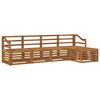 vidaXL Zestawy sof 5 pcs Naturalny Lite Drewno Akacji
