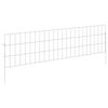 vidaXL Ogrodzenie z palikami 24 pcs 115 x 30 cm Mesh Stal ocynkowana