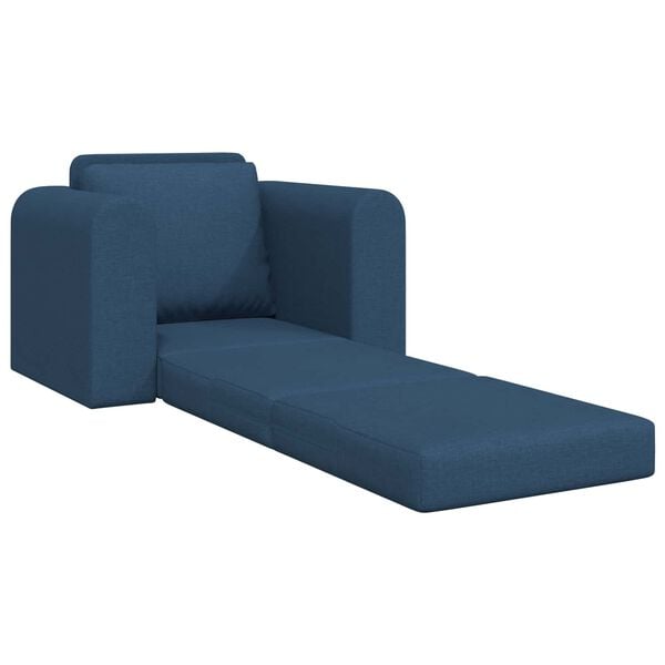 vidaXL Sofa Bed Niebieski 98 x 71 x 83 cm tkanina