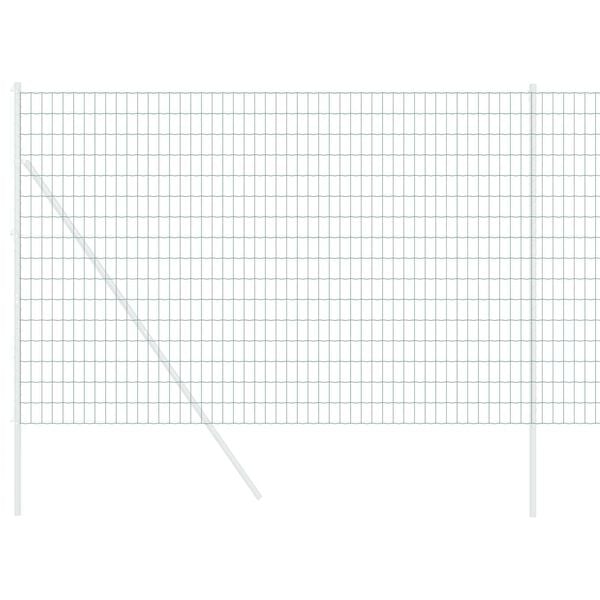 vidaXL Ogrodzenie Euro Zielony 1,6 x 10 m Żelazo pokryte PVC
