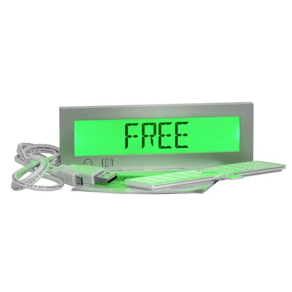 MOEDEL LED Cyfrowy znak wolne/zajęte, 5x15x1,4 cm