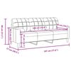 vidaXL 3-osobowa sofa z poduszkami, ż&oacute;łta, 180 cm, aksamit