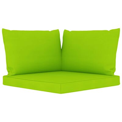 vidaXL 4-osobowa sofa z jasnozielonymi poduszkami