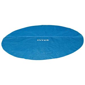 Intex Basenowa plandeka solarna, niebieska, 348 cm, polietylen
