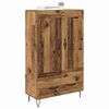 vidaXL Highboard z szufladą Stare drewno 69,5 x 31 x 115 cm