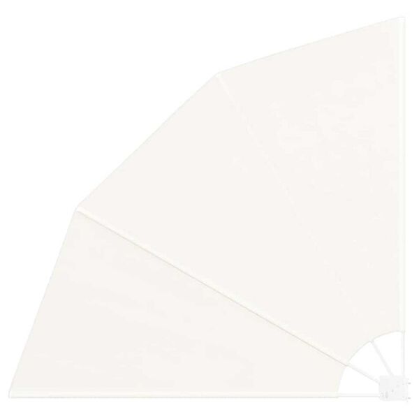 vidaXL Ekran Prywatności Balkonowej Kremowy 160 x 160 cm tkanina