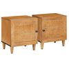 vidaXL Szafka Nocna 2 pcs Jasny Brąz 80 x 50 x 40 cm