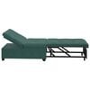 vidaXL Sofa Bed Ciemna zieleń 194 x 67 x 82 cm Aksamit