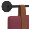 vidaXL Wisząca Głowa Gładki Czerwone wino 210 x 55 x 5 cm Antyczny PU