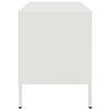 vidaXL Szafka pod telewizor, biała, 68x39x50,5 cm, stalowa