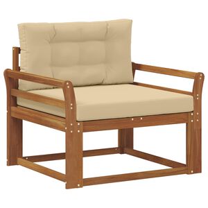 vidaXL Środkowa sofa ogrodowa naturalny