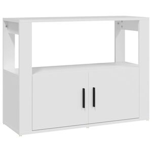 vidaXL Komoda, biała, 80x30x60 cm, materiał drewnopochodny