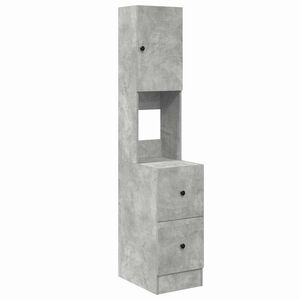 vidaXL Szafka kuchenna Szary 35 x 50 x 180 cm Materiał drewnopochodny