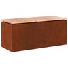 vidaXL Ławka ogrodowa 2 -Seater 100 x 40 x 43 cm stal kortenowska