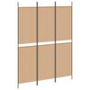 vidaXL 3-panelowy parawan Beżowy 150 x 200 cm tkanina