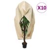vidaXL Kaptury ochronne z suwakiem, 10 szt., 70 g/m&sup2; 3,93x3,5 m