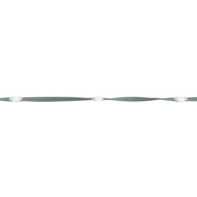 vidaXL Choinka z metalowym słupkiem, 500 punktów LED, ciepła biel, 3 m