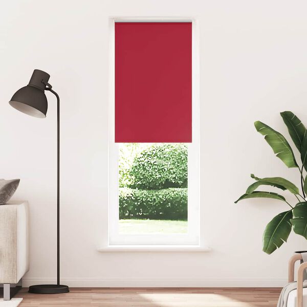 vidaXL Roleta zaciemniająca Red 65x230 cm Szerokość tkaniny 60,7 cm