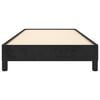 vidaXL Rama ł&oacute;żka, czarna, 90x190 cm, tapicerowana tkaniną