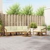 vidaXL Zestaw sof na zewnątrz z poduszką 7 pcs Naturalny i Kremowy