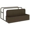 vidaXL Poolside Float Storage Brązowy 110x100x57 cm Polirattan