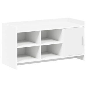 vidaXL Szafka na buty Biały 100 x 39,5 x 51 cm Drewno inżynieryjne