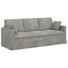 vidaXL Sofa 2 pcs Jasnoszary
