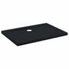 vidaXL Brodzik prysznicowy z kropeczkami 100 x 70 x 4 cm ABS Czarny