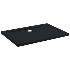 vidaXL Brodzik prysznicowy z kropeczkami 100 x 70 x 4 cm ABS Czarny