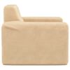 vidaXL Sofa dziecięca, kremowa, miękki plusz