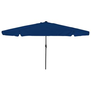 vidaXL Parasolka ogrodowa 395 x 395 x 245 cm Poliester Okrągły
