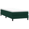 vidaXL Ł&oacute;żko typu Box Spring bez materaca Ciemnozielone 80x210 cm