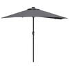 vidaXL Parasolka ogrodowa Antracyt 294 x 150 x 223 cm Poliester i Stal