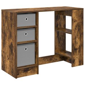 vidaXL Biurko Dąb wędzony 100 x 40 x 75 cm Drewno inżynieryjne
