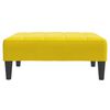 vidaXL Podnóżek, żółty, 77x55x31 cm, aksamit