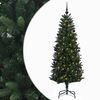 vidaXL Sztuczna choinka z bombkami 120 cm 150 LED Ciepła biel PE i PVC