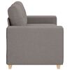 vidaXL Sofa dwuosobowa, taupe, 160x77x82 cm, tkanina