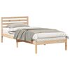 vidaXL Ramka ł&oacute;żka Brązowy 100 x 220 cm Lite drewno sosnowe