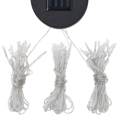 vidaXL Altana ze sznurem lampek LED, 300x300 cm, antracytowa