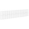 vidaXL Murek gabionowy z pokrywami, galwanizowana stal, 900x30x200 cm