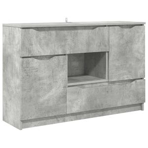vidaXL Bufet Betonowy szary 100 x 30 x 65,6 Drewno inżynieryjne