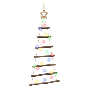 vidaXL Wiszące drzewo bożonarodzeniowe 90 cm 30 LED Wielokolorowy