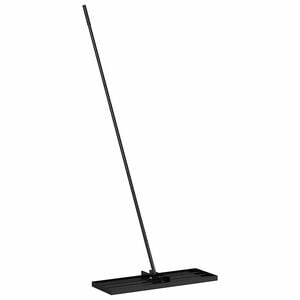 vidaXL Rake leveling do ogrodu Czarny Stal malowana proszkowo