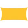 vidaXL Żagiel przeciwsłoneczny, 160 g/m&sup2;, ż&oacute;łty, 2x4 m, HDPE
